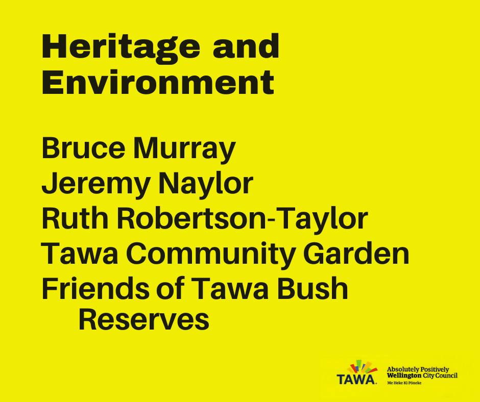 Heritage and Environment Civic Award March 2022